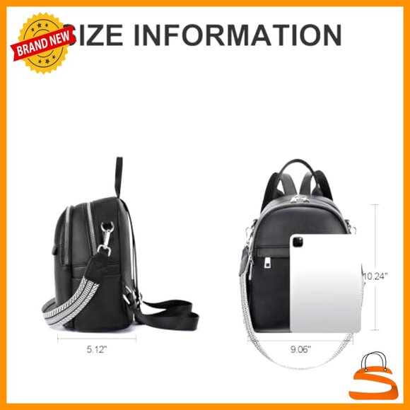 Mini Leather Backpack Purse Convertible Travel Shoulder Bag Women main image 6